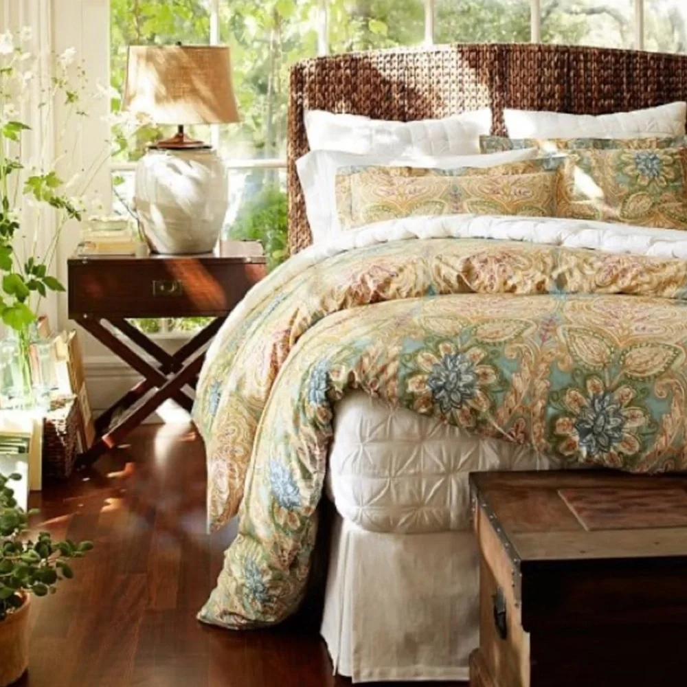 Pottery Barn Catrina‎ Duvet Cover Sz Queen